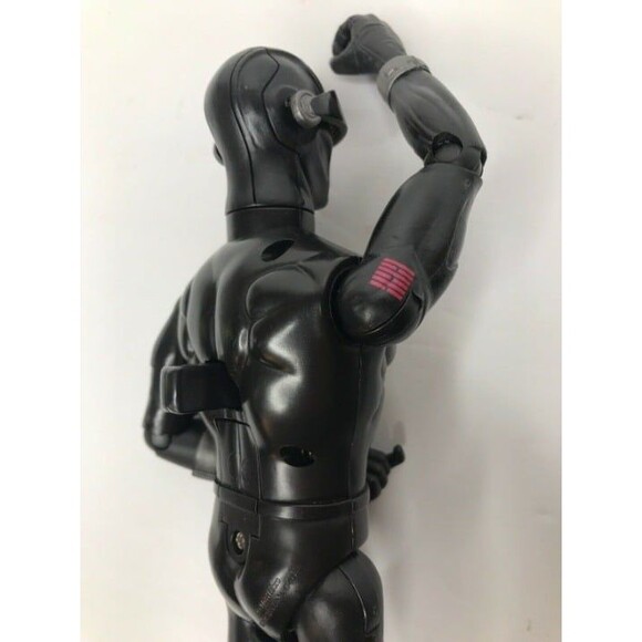 12 G.I. Joe Snake Eyes Action Figure 2008 Hasbro w/ Boots & Pants Punch/Sound - Picture 4 of 5